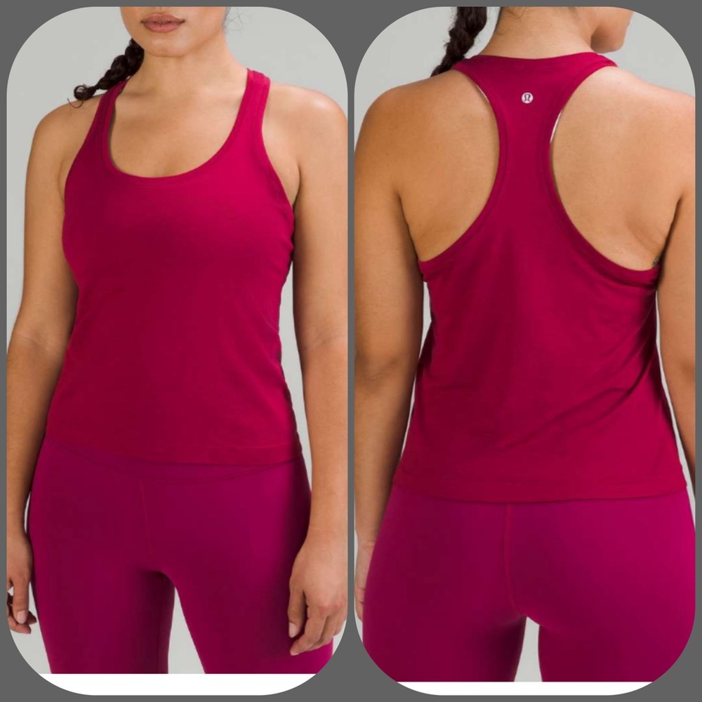 lululemon athletica Women's Raspberry Racerback Tank Top